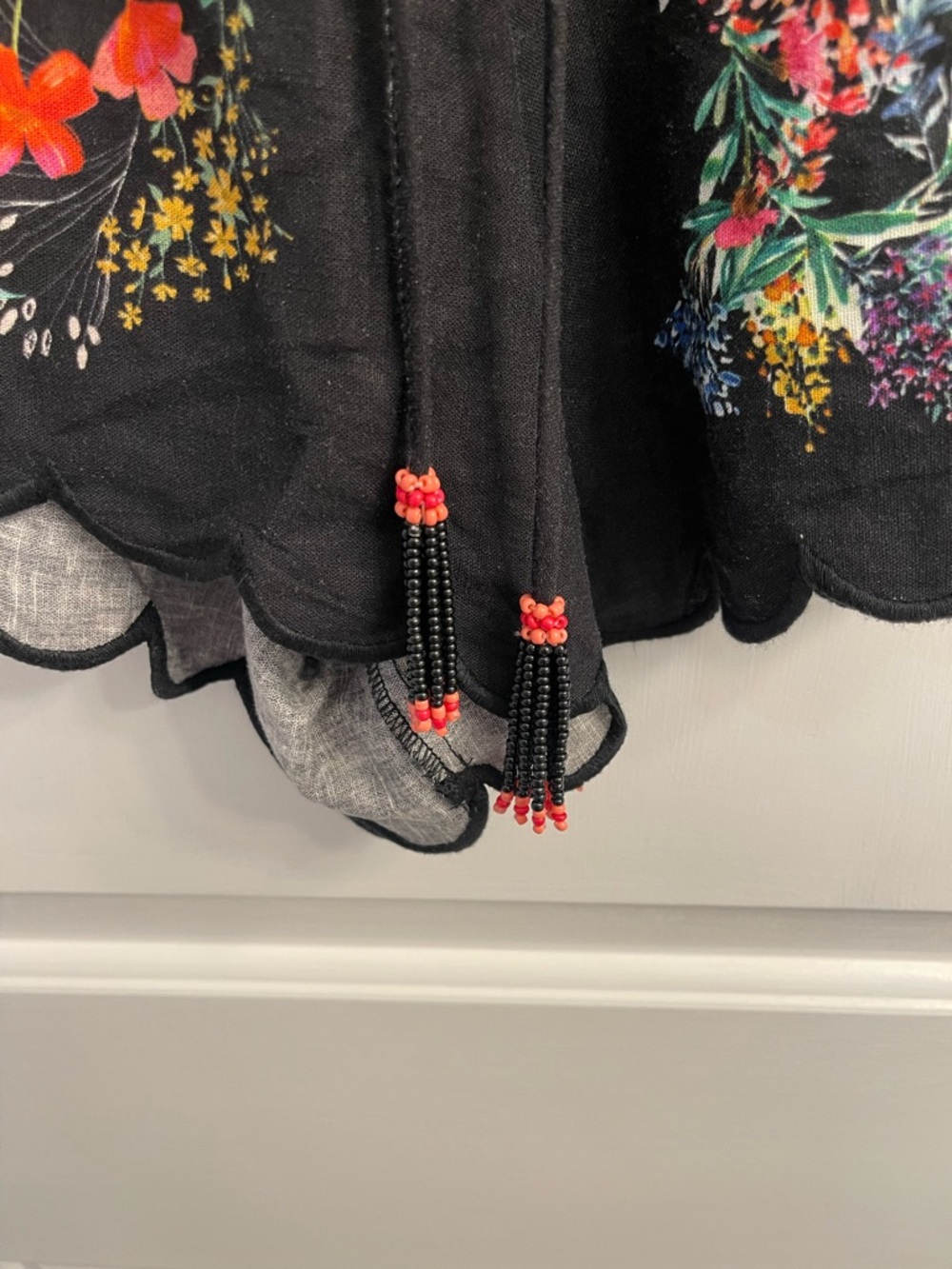 FARM Rio Black Delicate Forest Scarves Shorts - Picture 3 of 11